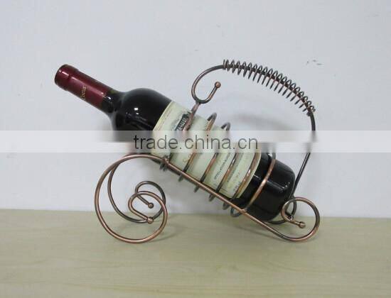 Fashion red wine bottle holder wine bottle display wine bottle shelf