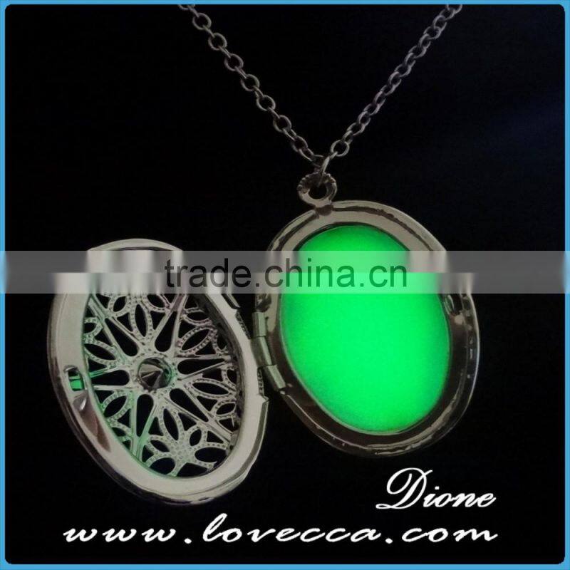 New Girls Women Pretty Vintage Gift glow in the dark necklace jewellery