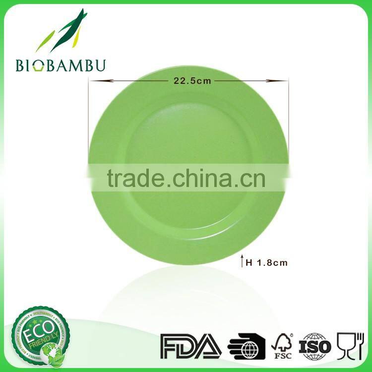Green technology Food grade Professional Bamboo Fiber Plates