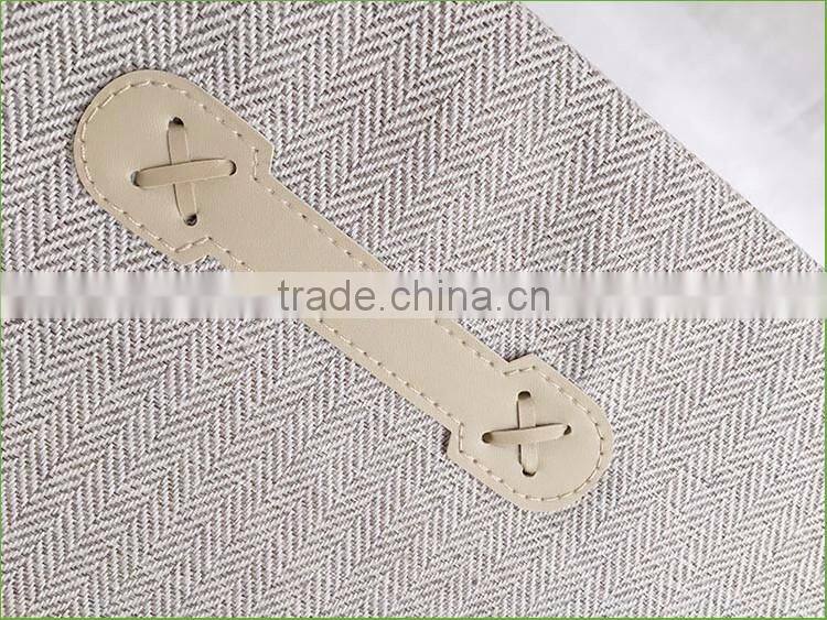 Decorative fancy foldable toy storage box with lid