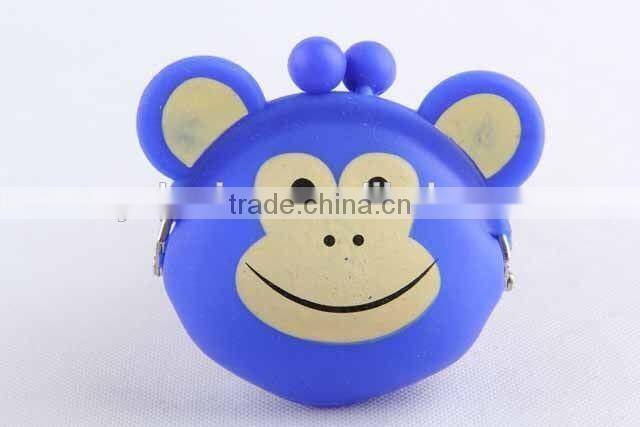Monkey Design Silicone Purse/ Coin Purse