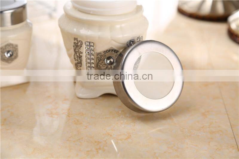 kitchen ceramic canister set