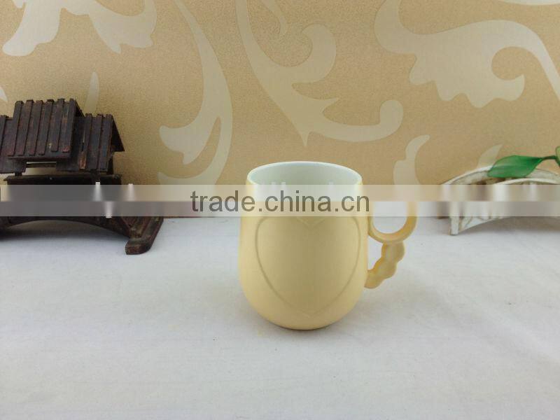 color glazed ceramic coffee mug for promotional gifts