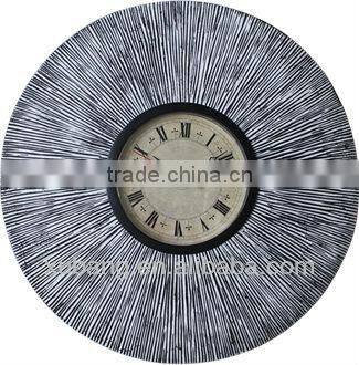 Round digital wall clock plaque home decor interior