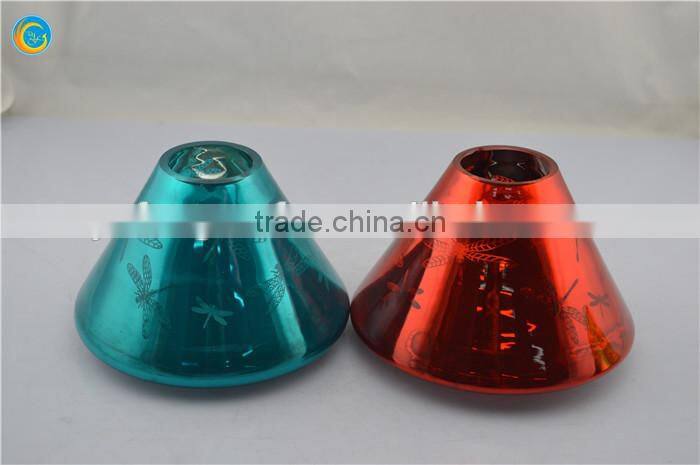 rose quartz candle holder lampshade glass