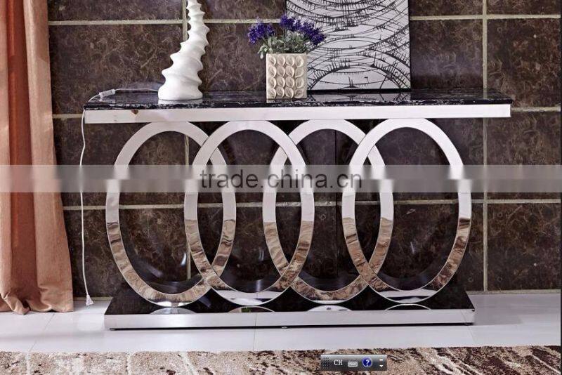 A8081 Home furniture marble dinning table and chair set