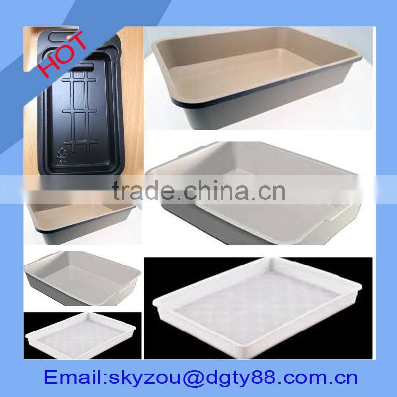 accept custom ABS material thermoforming vacuum blister plastic drip tray