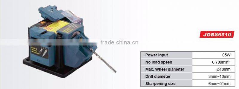 JDBS6510 65W Multi-tool Electric drill bit & Knife & Scissor & Chisel & plane blade sharpener