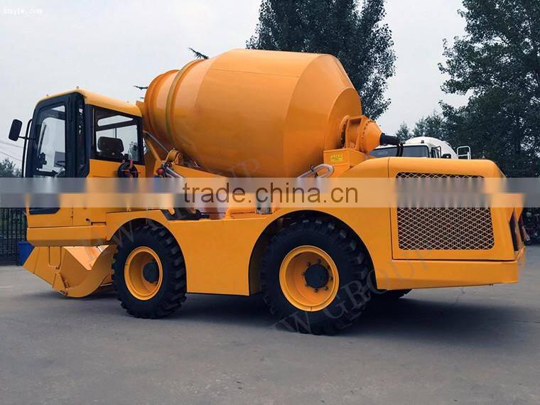 China famous brand manufacture 270 degree self loading concrete mixer truck with good price