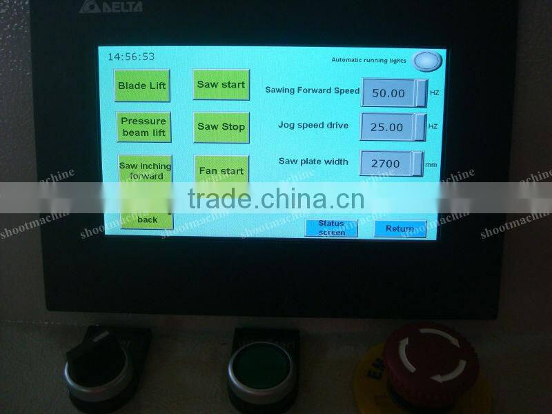 Reciprocating Panel Saw Machine SH1327B with Max. cutting length 2680mm and Max. cutting thickness 76mm