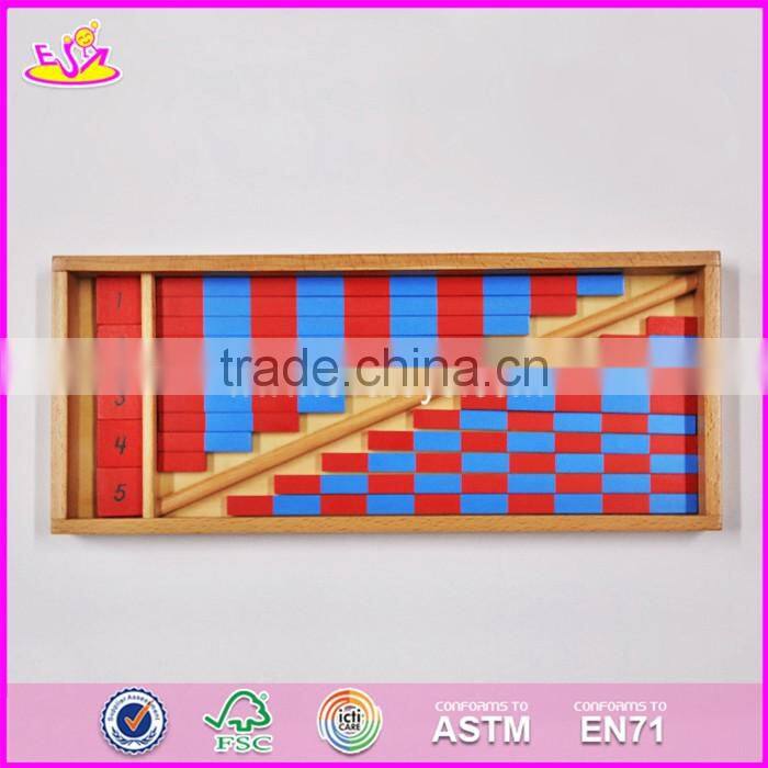 2017 New design montessori preschool wooden baby learning toys W12F005