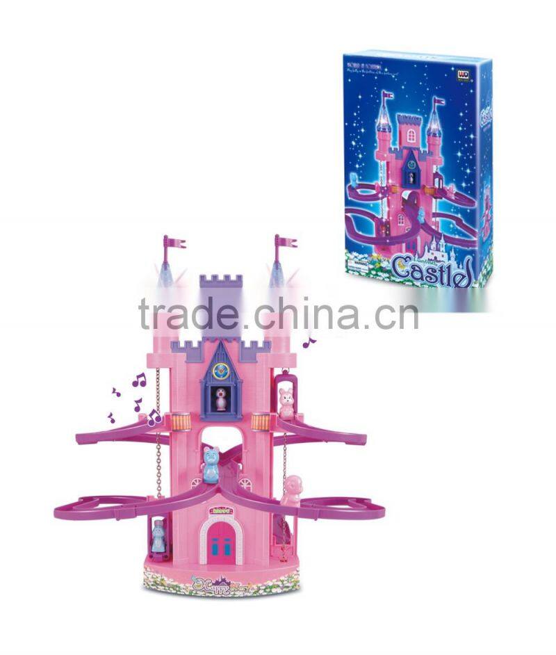 Castle Fairyland rail car toy racing games with wondrful music