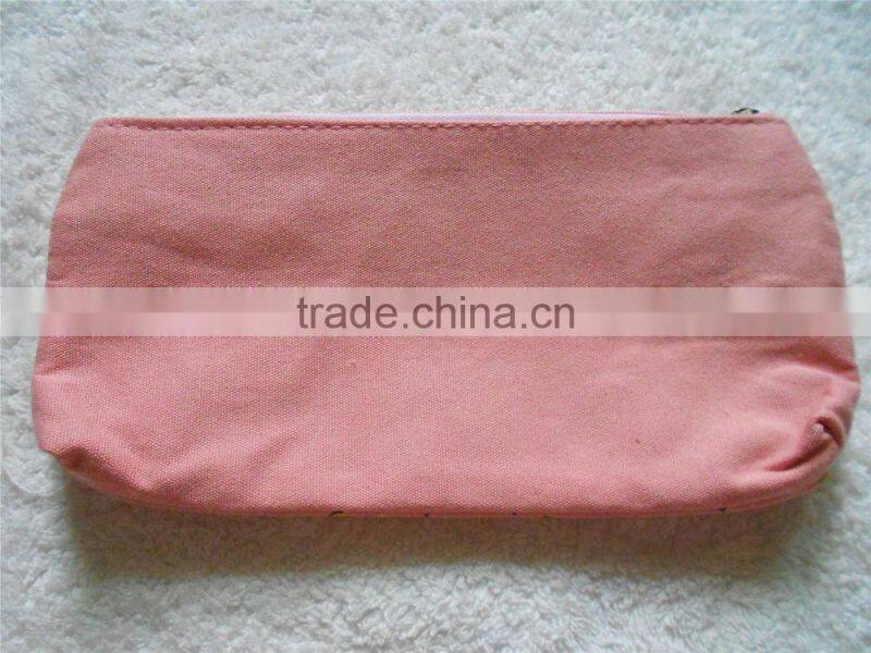 New Student's Canvas Pen Bag Pencil Case Cosmetic Bags Travel Makeup Bags