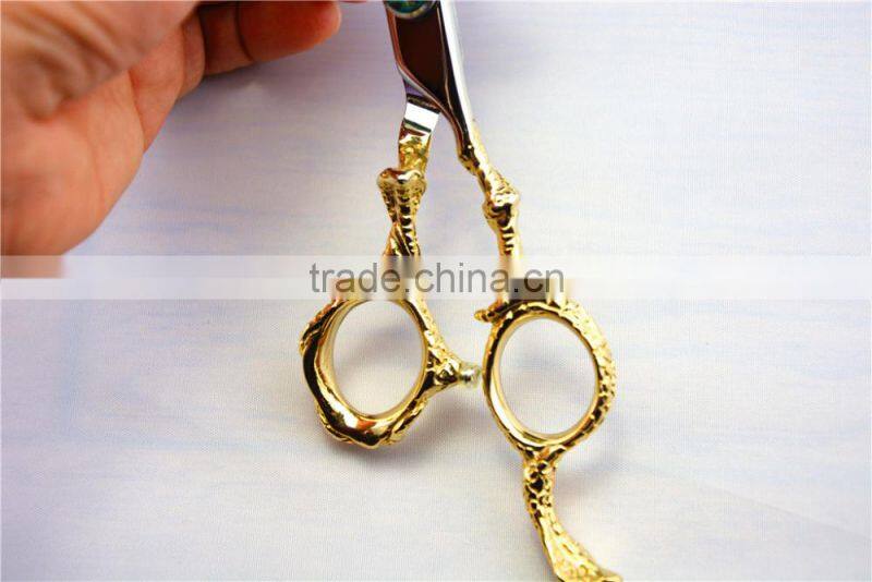 2015 New YF0463Japanese steel zodiac Snake hair scissor