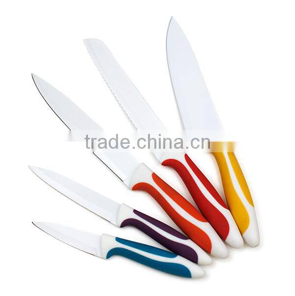 Best Kitchen Knife Set 5pcs Non-Stick Coating Knife Set