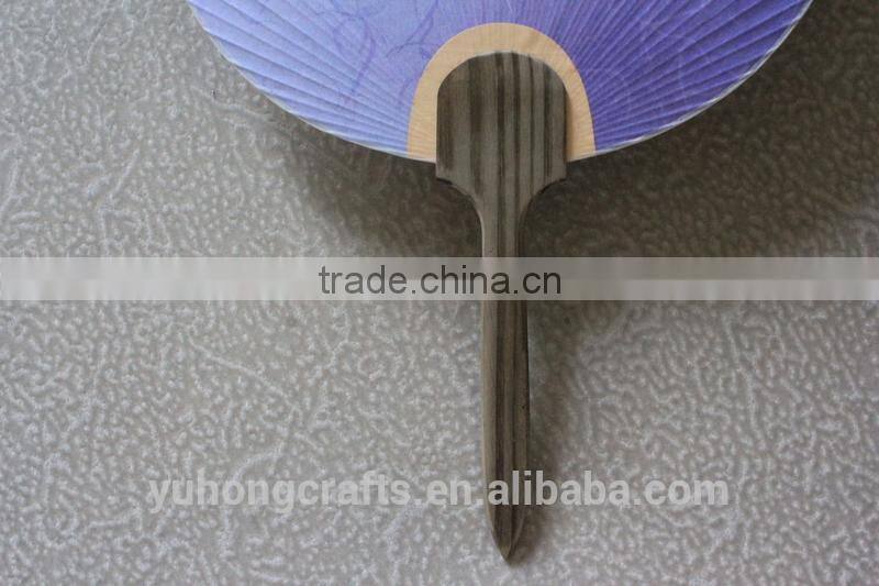 Traditional Japanese round fan