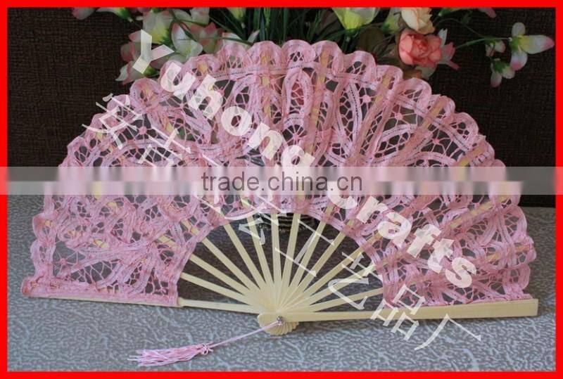 Chinese bamboo crafts wedding fan