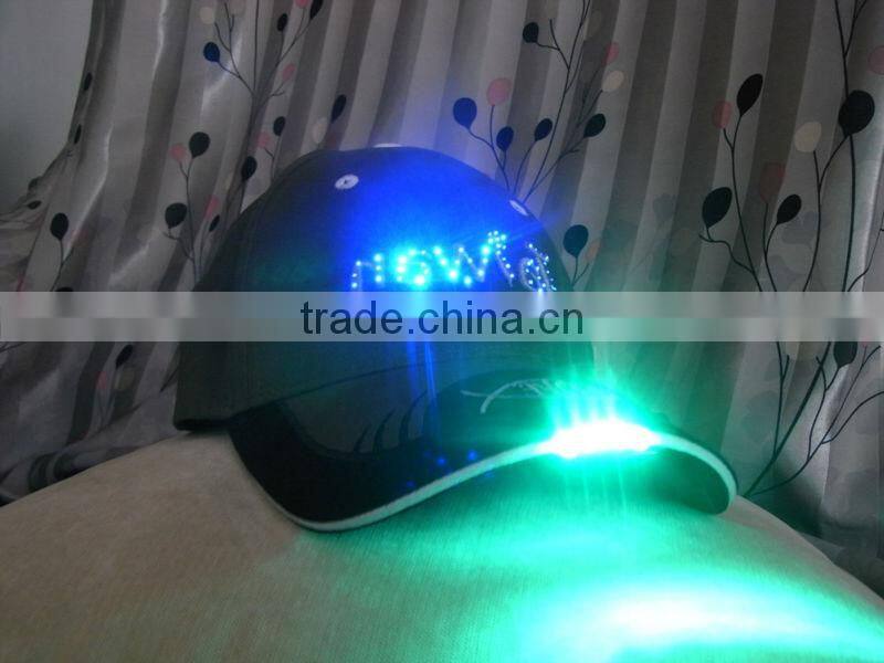 2013 trendy designed led caps /led caps and hats