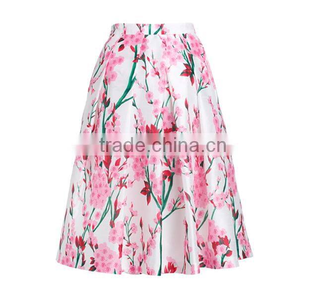 2016 spring school party wear women skirt design