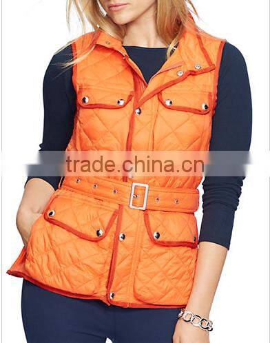Plus Quilted Nylon Vest