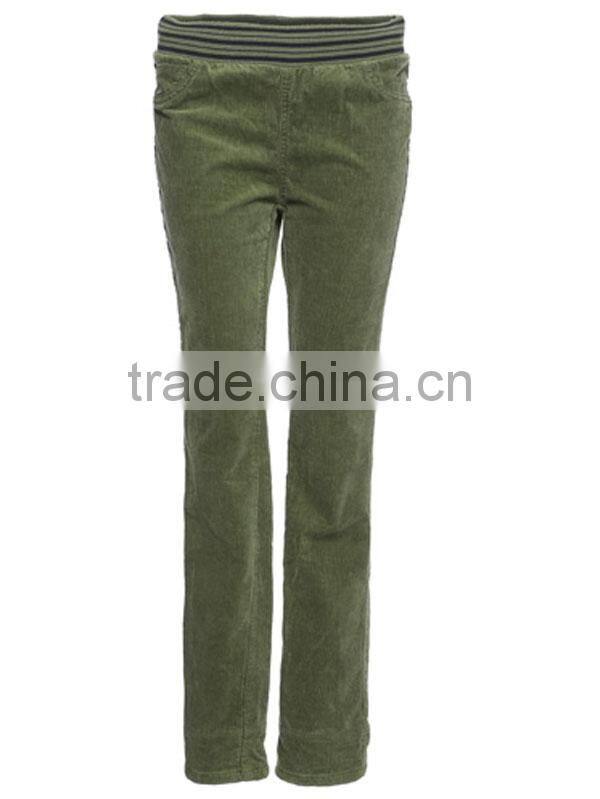 Factory women fashion tight bottom loose fit plus size waist elastic casual long pants