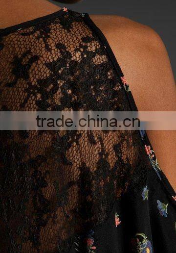 12TT008 flower printed tank tops