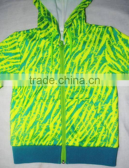 New Style professional 100% polyester fleece child wear 240g brushed inside