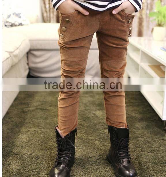 Hot sale leisure Children's Pants&leggings kids corduroy pants