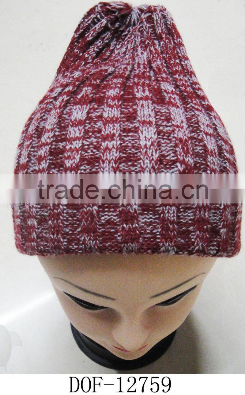 Fashion most popular crochet acrylic crochet beanie for winter