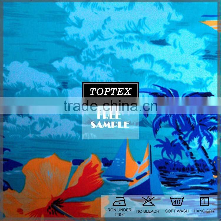 100 % cotton fabric digital textile printing