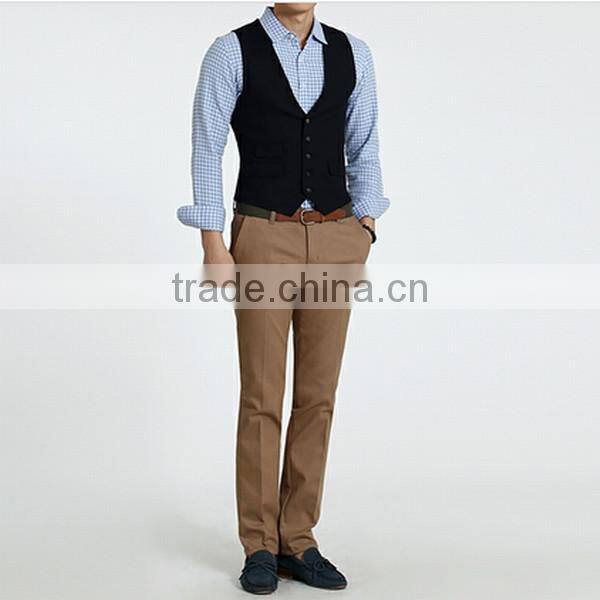bespoke fashion style men vest casual design