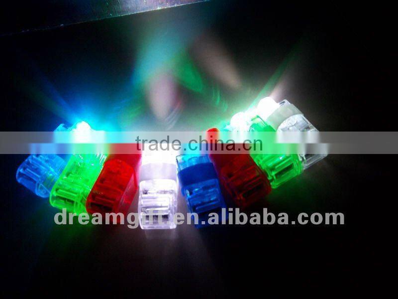 2012 hot party items laser finger ring flashing party gift