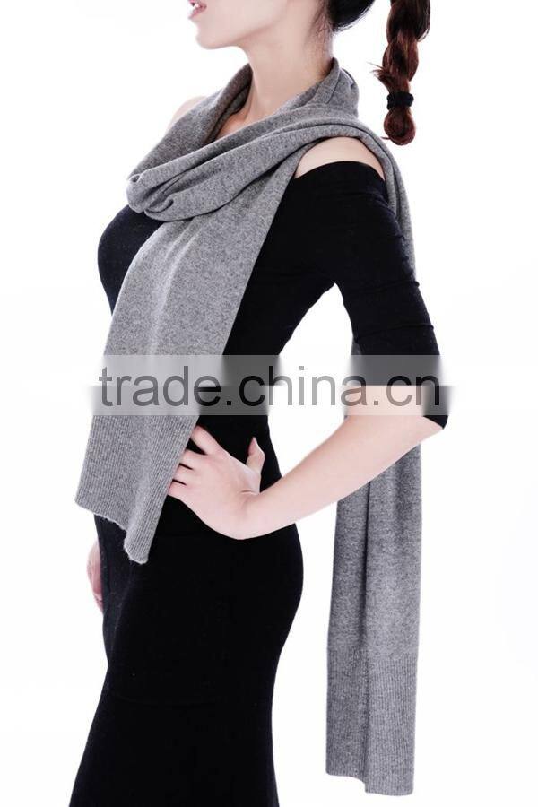 High quality diamond pattern pure cashmere stole shawl scarf