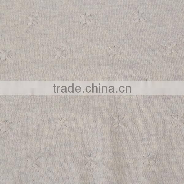 New girl's cotton high collar ruffle edged pullover sweater