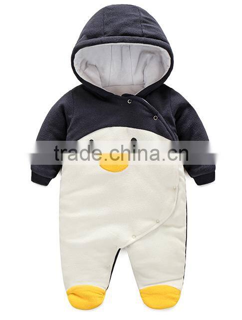 customized warm polar fleece winter baby rompers lovely baby rompers wholesale 3-6 -9months baby rompers