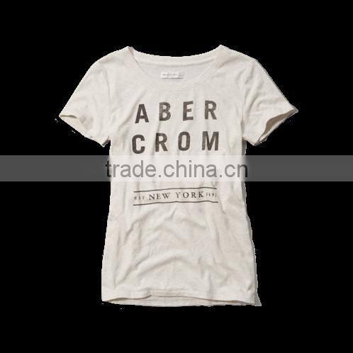 women's white letter printing t shirt wholesale