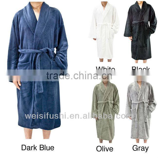 Custom Cotton Poly Unisex Terry Bath Robe