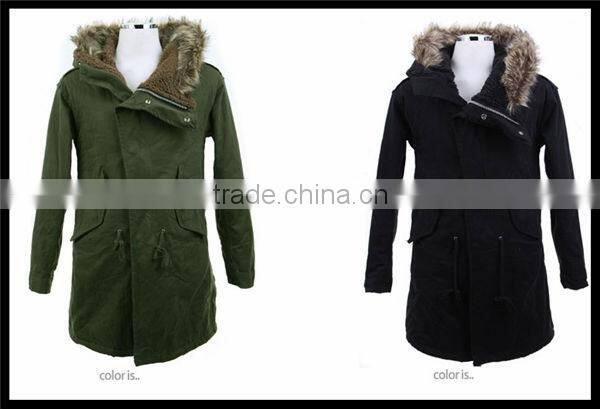 2016 new design vogue european style fishtail military fur parka designer men winter coat