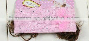 CUTE BABY FLOWER LACE COTTON HEADBAND INFANT HAIRBAND HAIR BOWS