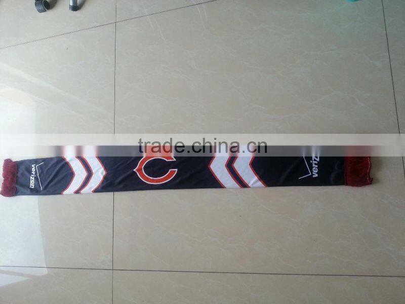 100% polyester team scarf