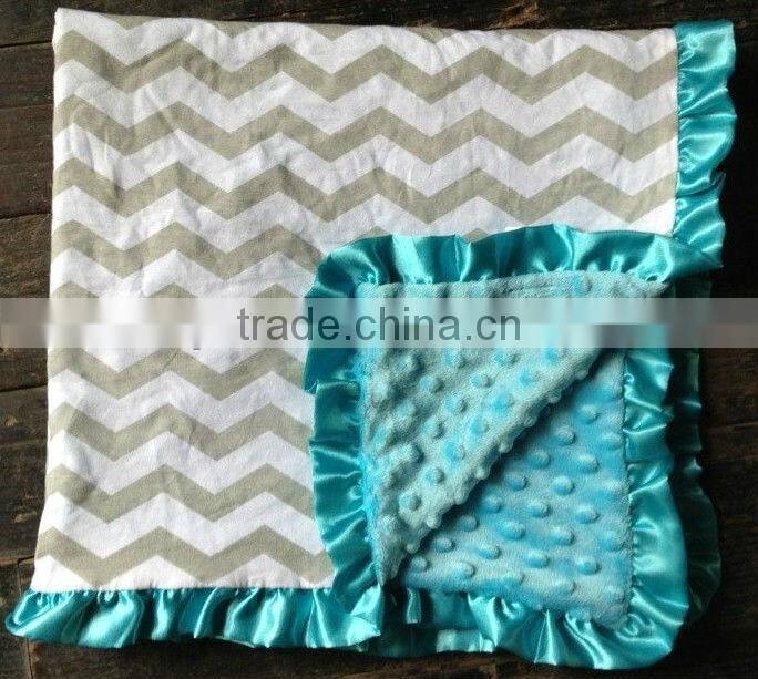 Chevron Minky Blanket Minky Baby Blanket Floor blanket, nap blanket, crib blanket, car blanket stroller blanket