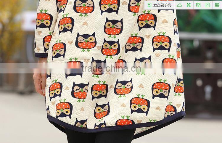 2015 new fashion autumn maternity dress, long sleeve dress, thick cotton dress