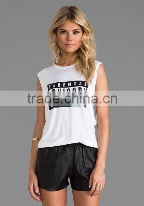 blank white tank top