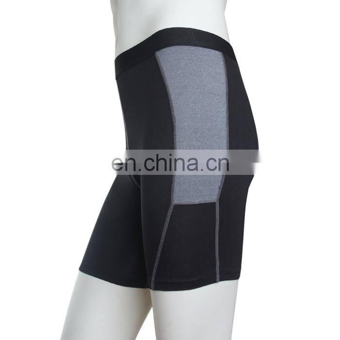 Men's Nylon Spandex Plain Sport Football Fit Running Shorts