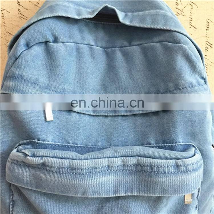Women Denim Fashion School Backpack Outdoor Travel Backpack