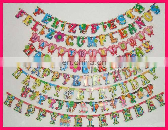 CG-PBA002 Happy birthday banner