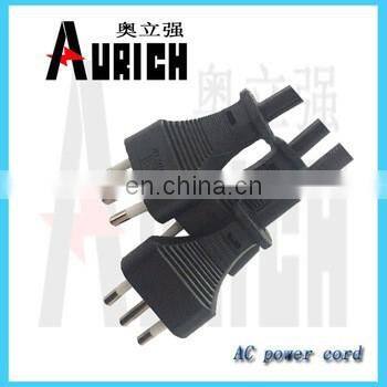 Wiring harness electric cable wire plug european Italy lamp holder 3-pin plug pin used wire and cable machine power cable