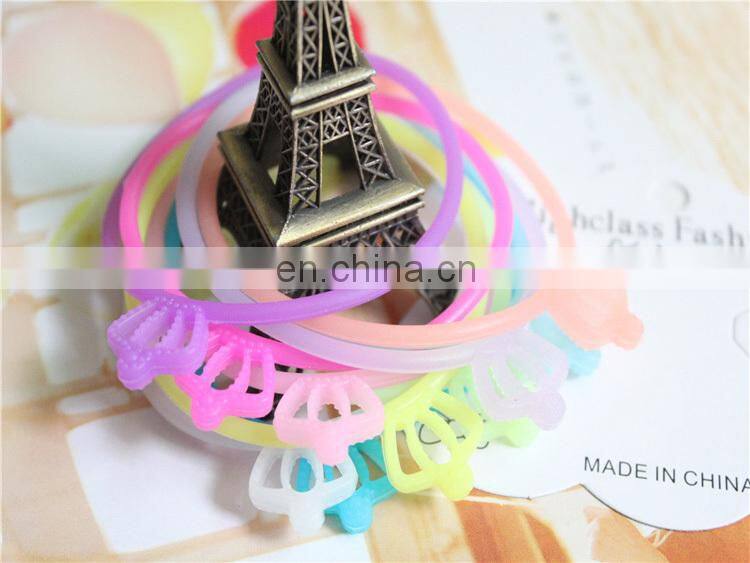 2014 Hot NEW Round Silicone Bracelet For Girls