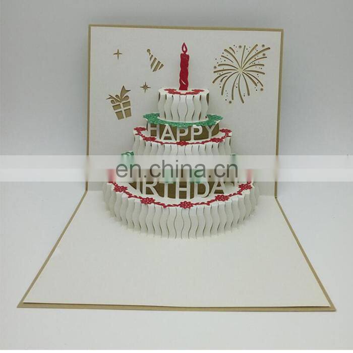 happy birthday greeting card 3d pop up greeting card