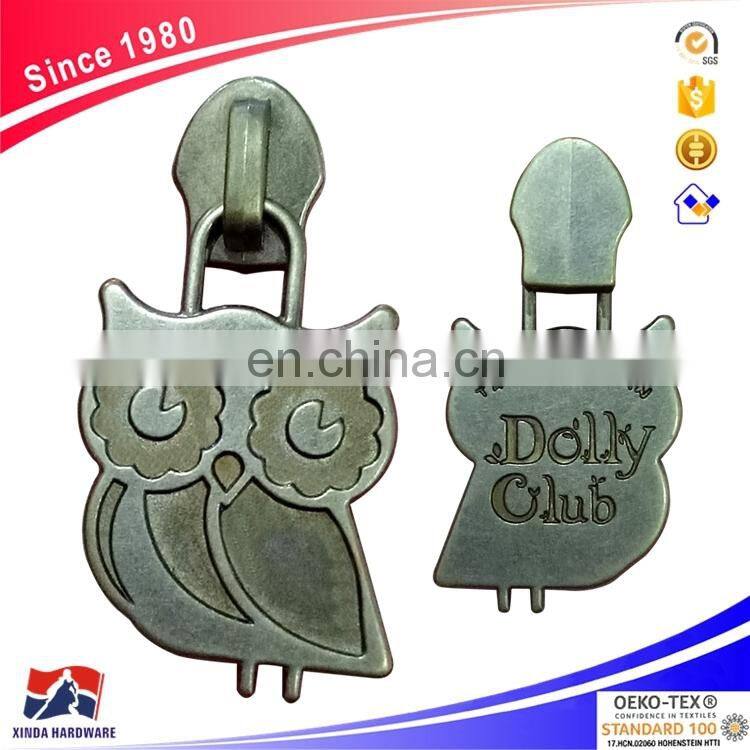 Latest custom alloy zipper puller for clothing